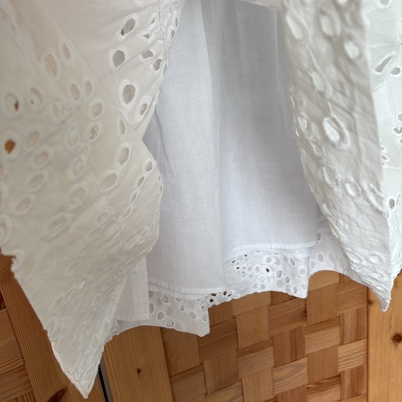 Tuckernuck Palmer White Eyelet Mini Dress XS - Picture 11 of 15
